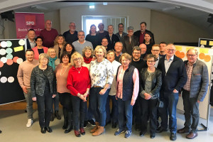 TeilnehmerInnen des Workshops der SPD Wesermarsch am 9. Februar in den Räumen der KVHS in Brake