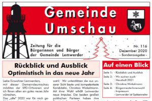 Kopf der Gemeinde-Umschau