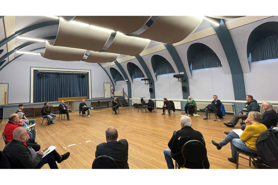 Bild vom Treffen der SPD-Stadtratsfraktion mit dem Betriebsrat
