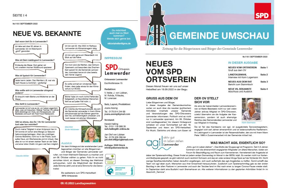 Titel der Gemeindeumschau